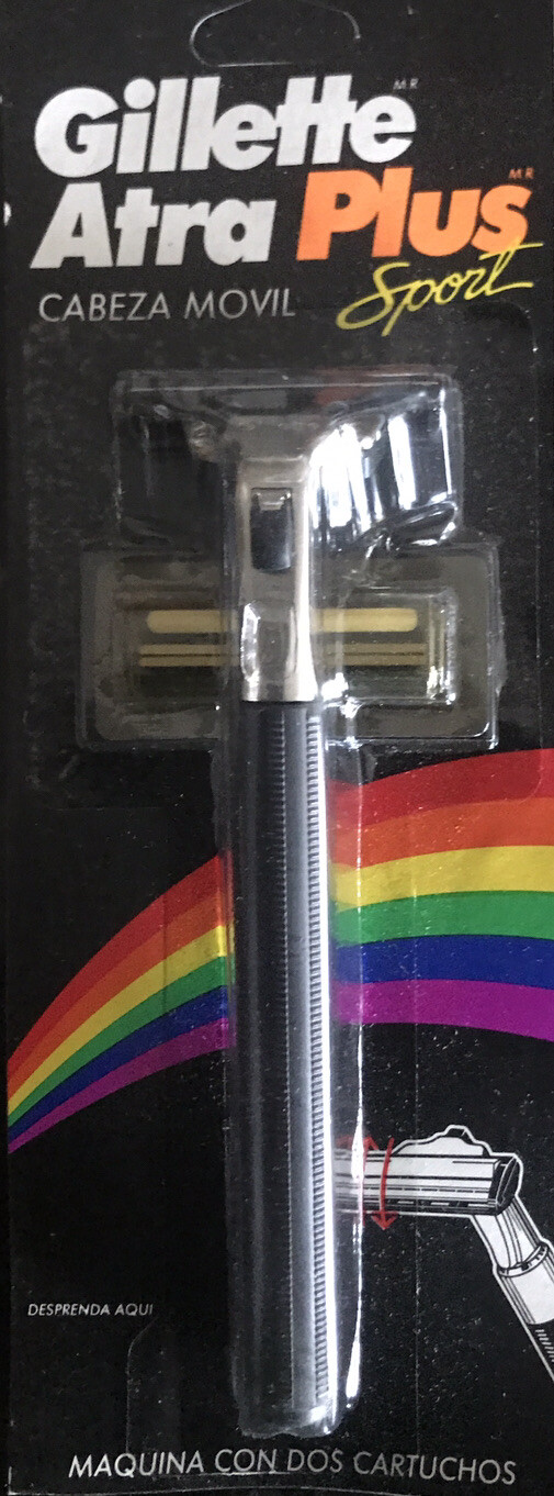 Gillette Atra Plus Sport Razor - Black RARE AND HARD TO FIND 