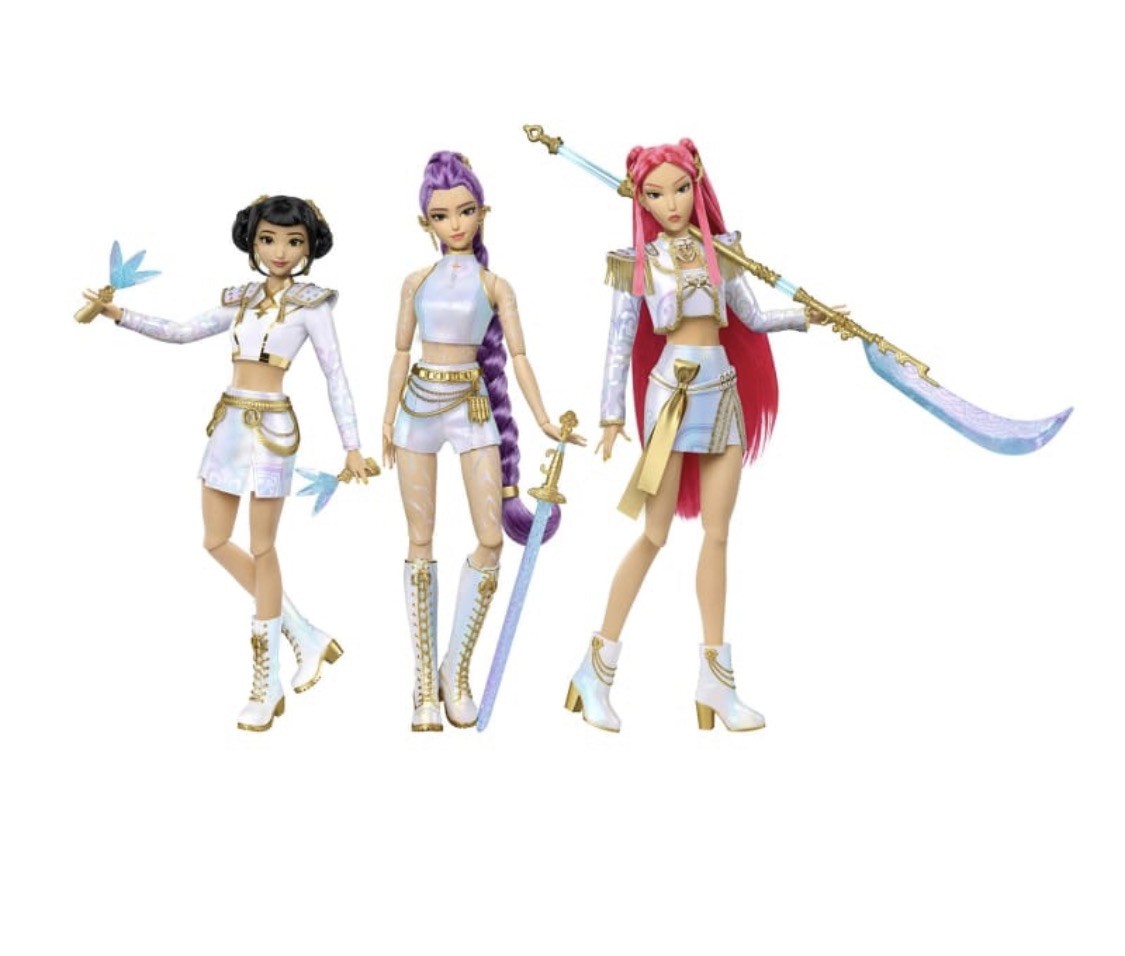 HUNTR/X Rumi Mira Zoey “What It Sounds Like” 3-Pack Huntrix Mattel Dolls - New
