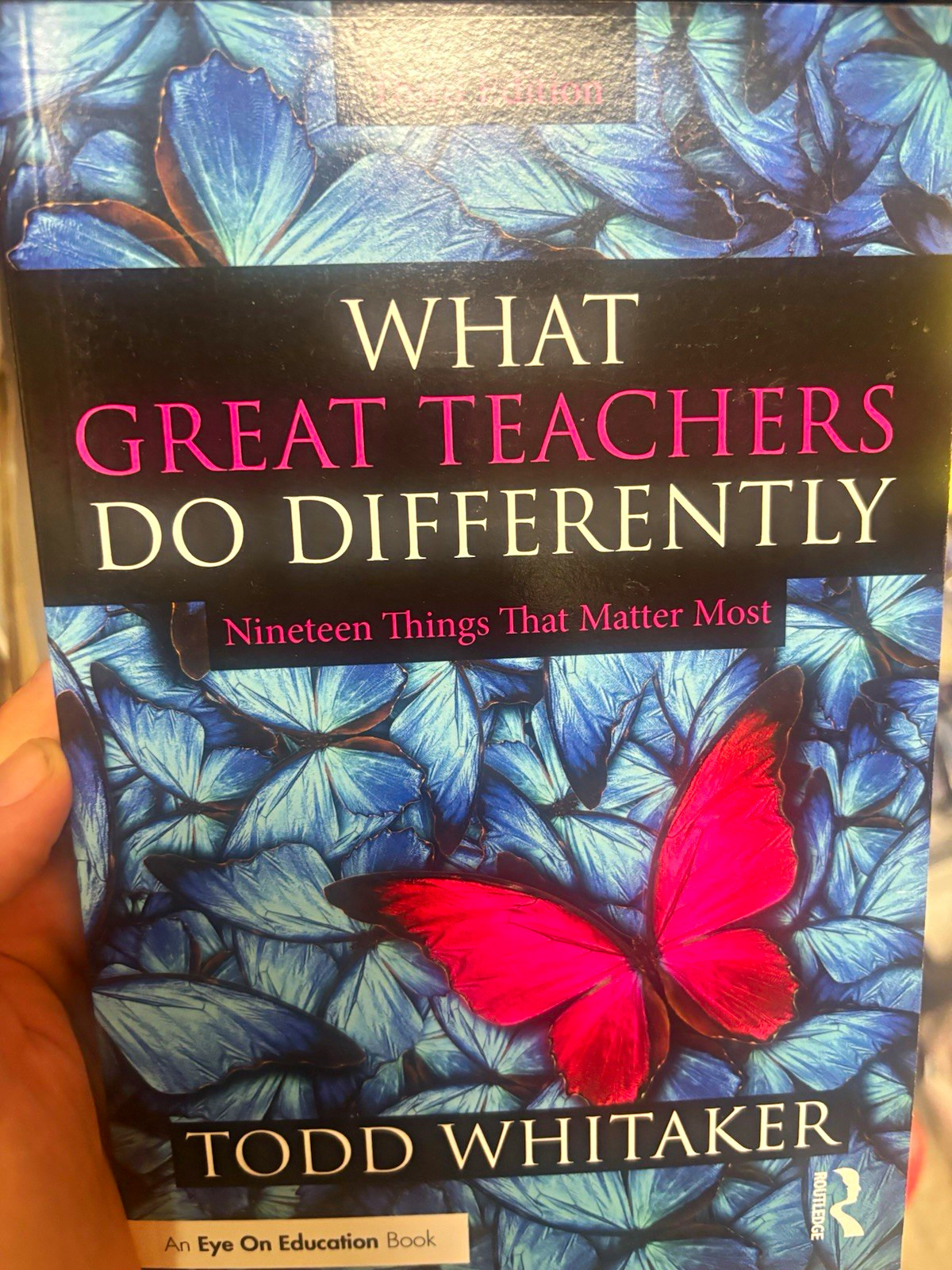 What Great Teachers Do Differently by Todd Whitaker Paperback Eye On Education What Great Teachers Do Differently by Todd Whitaker Paperback Eye On Education