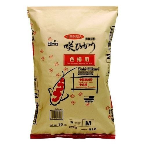 Saki Hikari Color Enhancing Koi Food Large Peller 33 lbs. 41821
