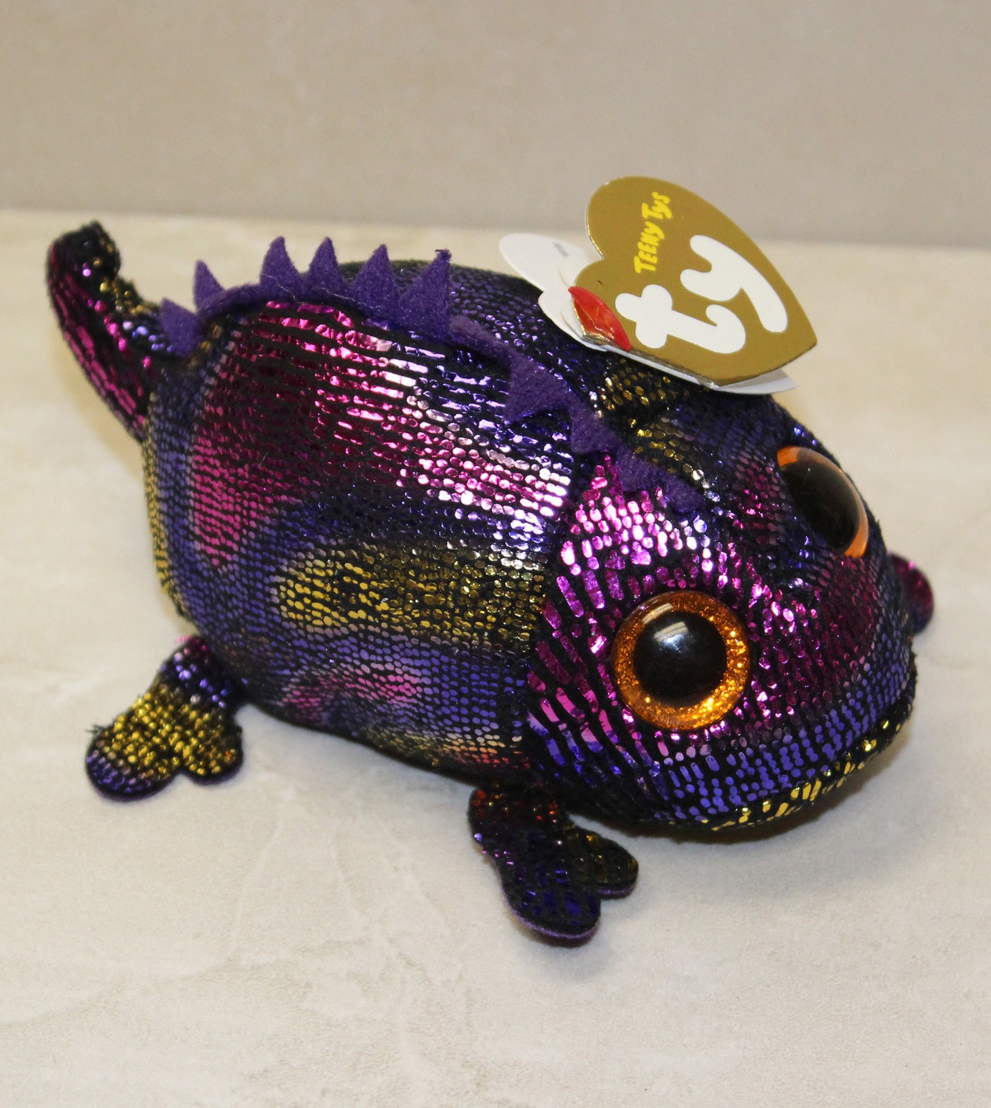 Ty Teeny Beanie Baby Chaser X Chamelon US flag - Exclusive MWMT MQ ( SP ) Ty Teeny Beanie Baby Chaser X Chamelon US flag - Exclusive MWMT MQ ( SP )