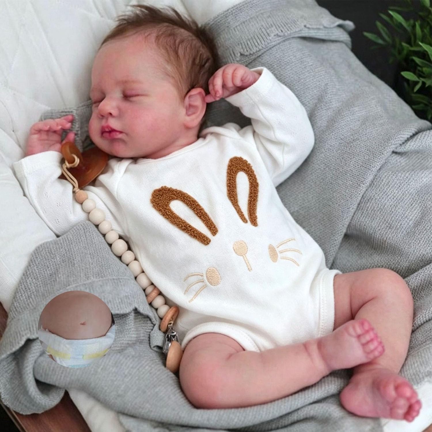 Reborn Baby Dolls Silicone Full Body 20 Inch Waterproof Realistic Newborn Baby