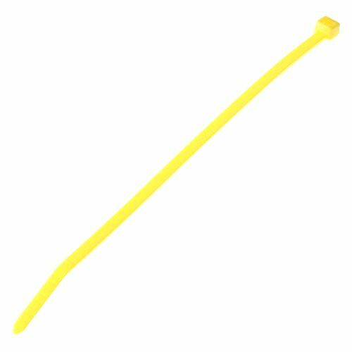 Panduit PLT4S-M4Y Cable Tie, Standard, Nylon 6.6, 14.5-Inch Length, Yellow (1,00