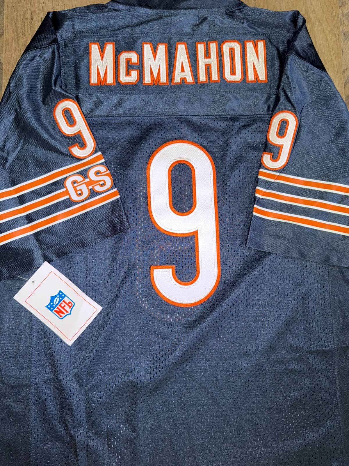 BRAND NEW #9 Jim McMahon THROWBACK Blue CHICAGO BEARS Jersey size 2XL BRAND NEW #9 Jim McMahon THROWBACK Blue CHICAGO BEARS Jersey size 2XL