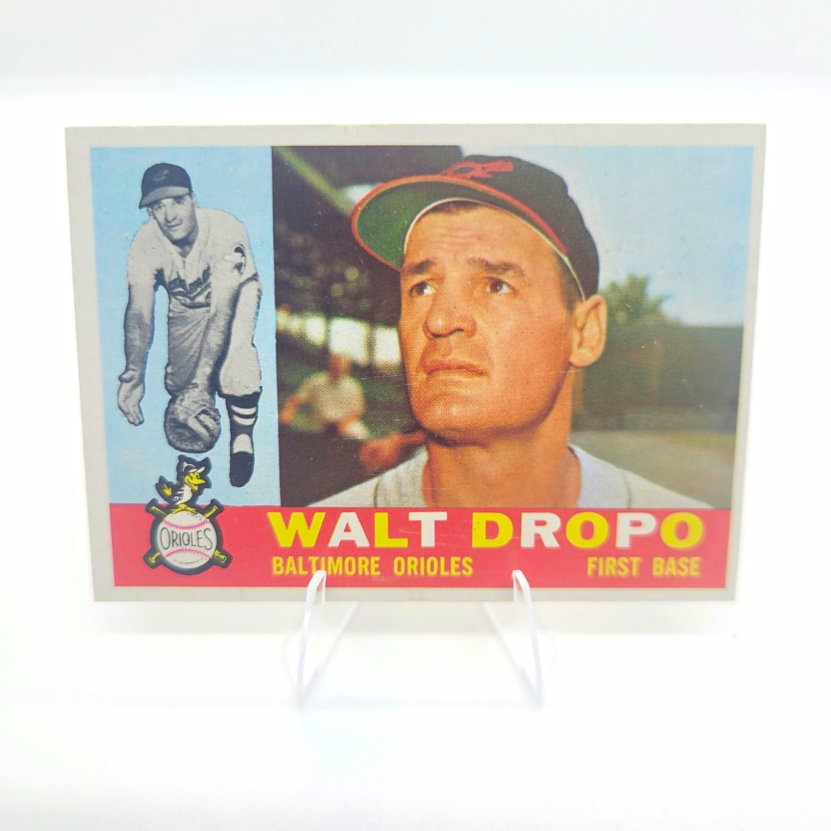 Topps 1960 Topps Walt Dropo Baltimore Orioles Base Set #79 Baseball Card Topps 1960 Topps Walt Dropo Baltimore Orioles Base Set #79 Baseball Card