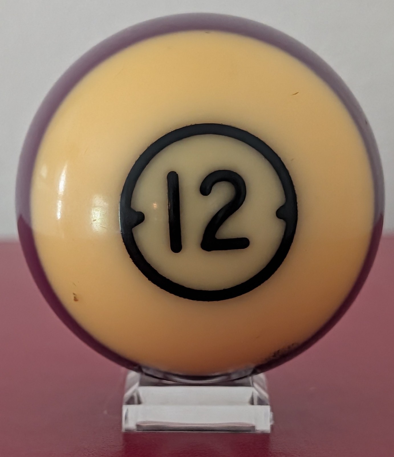 Vintage Brunswick Centennial Pool Billiard Pocket Ball #12 Replacement