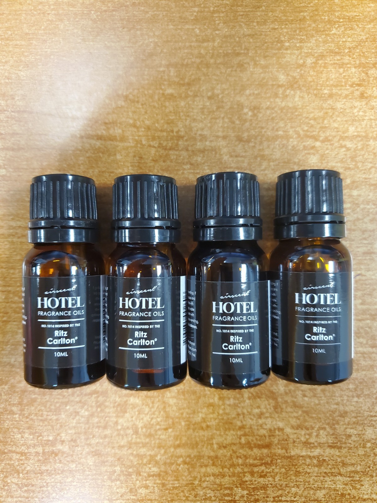 4 Pk: Airscent Hotel Oil #1014 The Ritz Carlton Hotel Scent 10 ml ea (2606) R4P4 4 Pk: Airscent Hotel Oil #1014 The Ritz Carlton Hotel Scent 10 ml ea (2606) R4P4