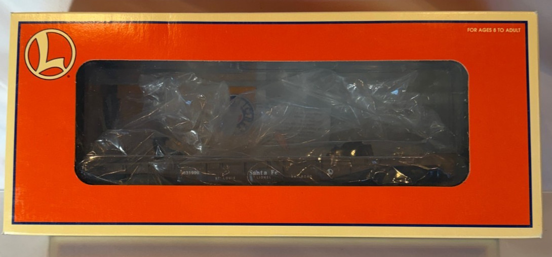 Lionel 52167 - O Scale St. Louis, Sante Fe Flatcar (box) Lionel 52167 - O Scale St. Louis, Sante Fe Flatcar (box)