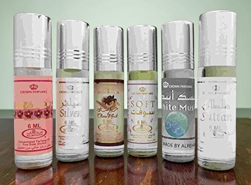 6 X Al-Rehab 6ml Perfume Oils The Best Sellers,6 MIXED OILS( Box of 6)