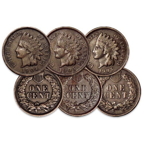 1859-1909 Very Fine LIBERTY Indian Head Cent Penny VF Coin Collect U.S 
