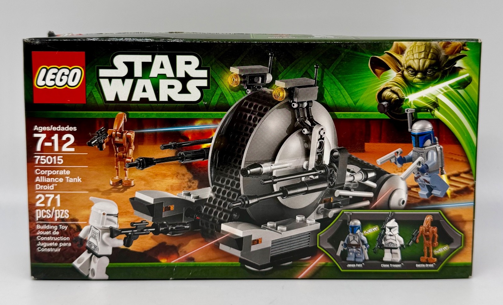 LEGO STAR WARS 75015 -Corporate Alliance Tank Droid -NIB - Back Damage SEE PICS