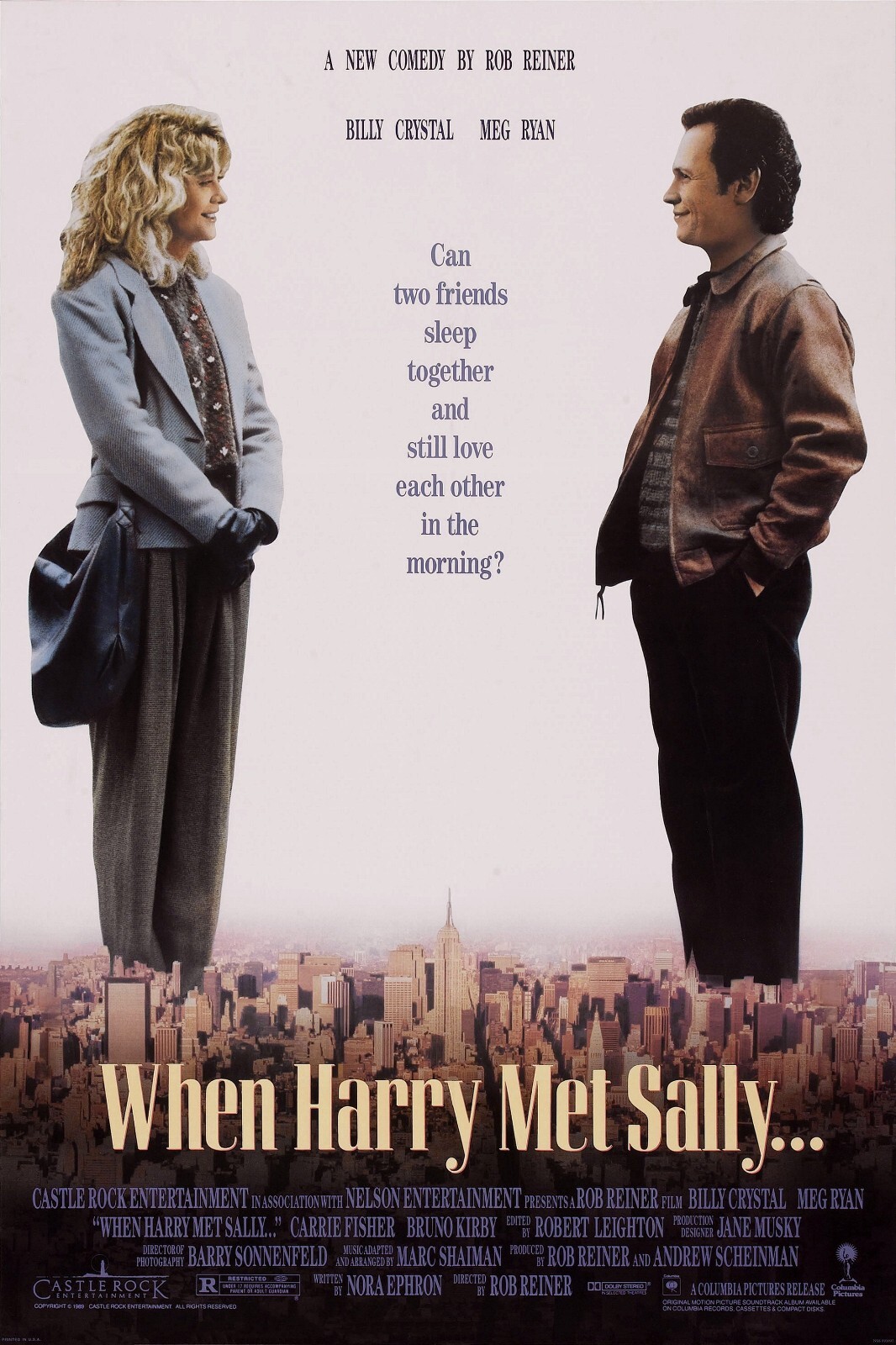 1989 When Harry Met Sally Movie Poster 11X17 Billy Cystal Meg Ryan 🍿 1989 When Harry Met Sally Movie Poster 11X17 Billy Cystal Meg Ryan 🍿