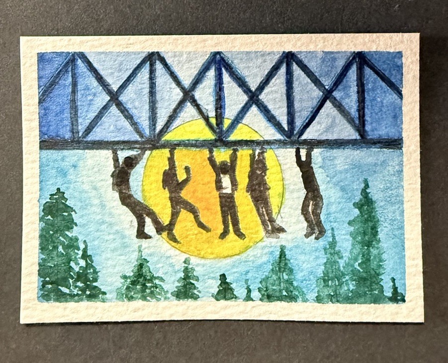 Original ACEO/100 HORROR ACEO’s in 100 DAYS/beks_and_lo/#83 THE LOST BOYS