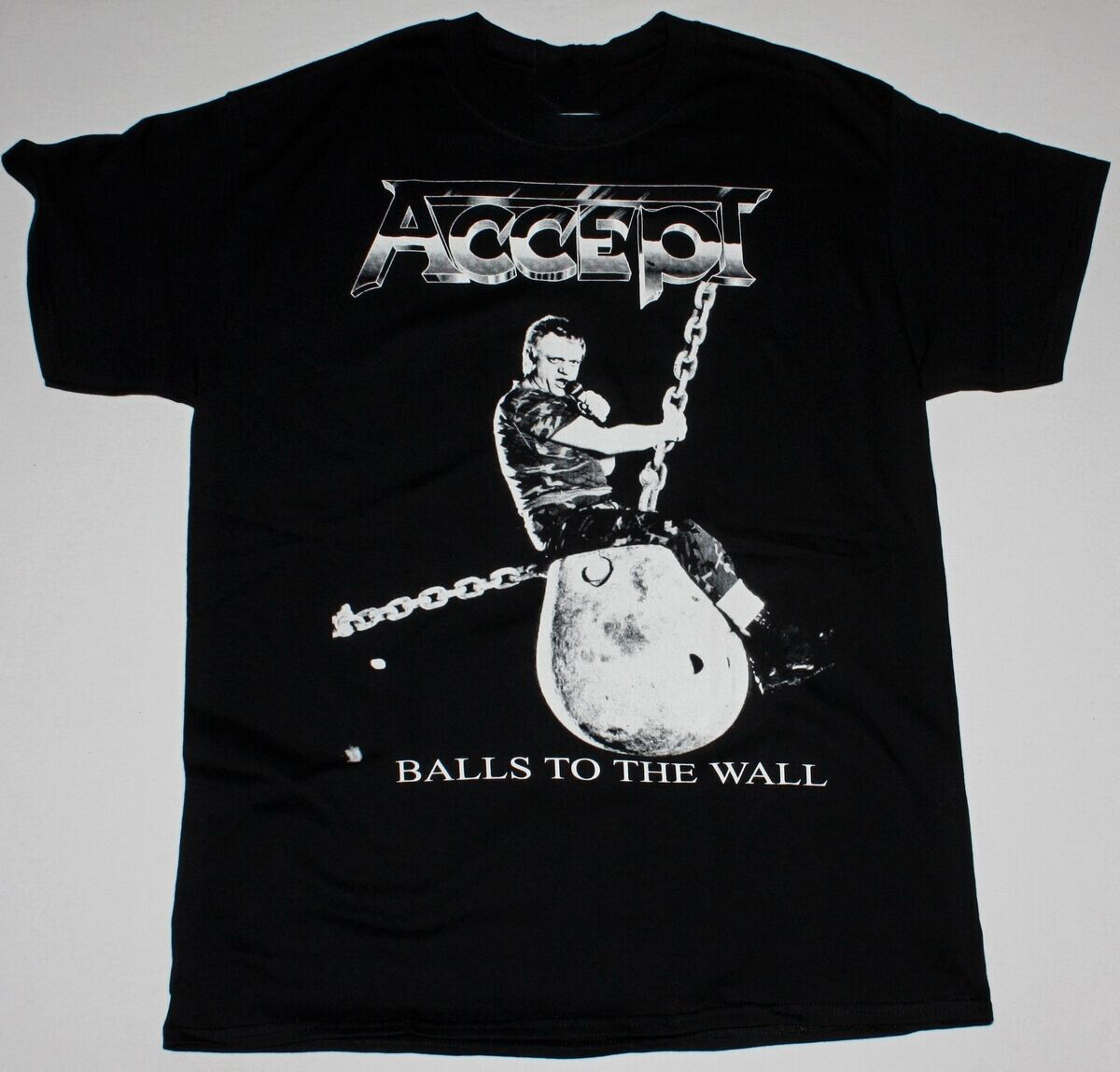 ACCEPT BALLS TO THE WALL Black Men S-234XL T-shirt D544
