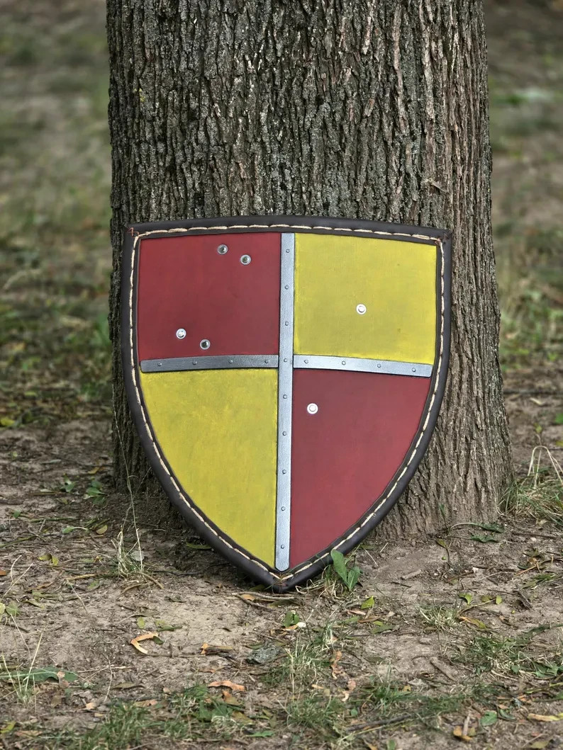 Medieval Knight Shield EVA Foam Pattern LARP Cosplay DIY PDF Template Gift