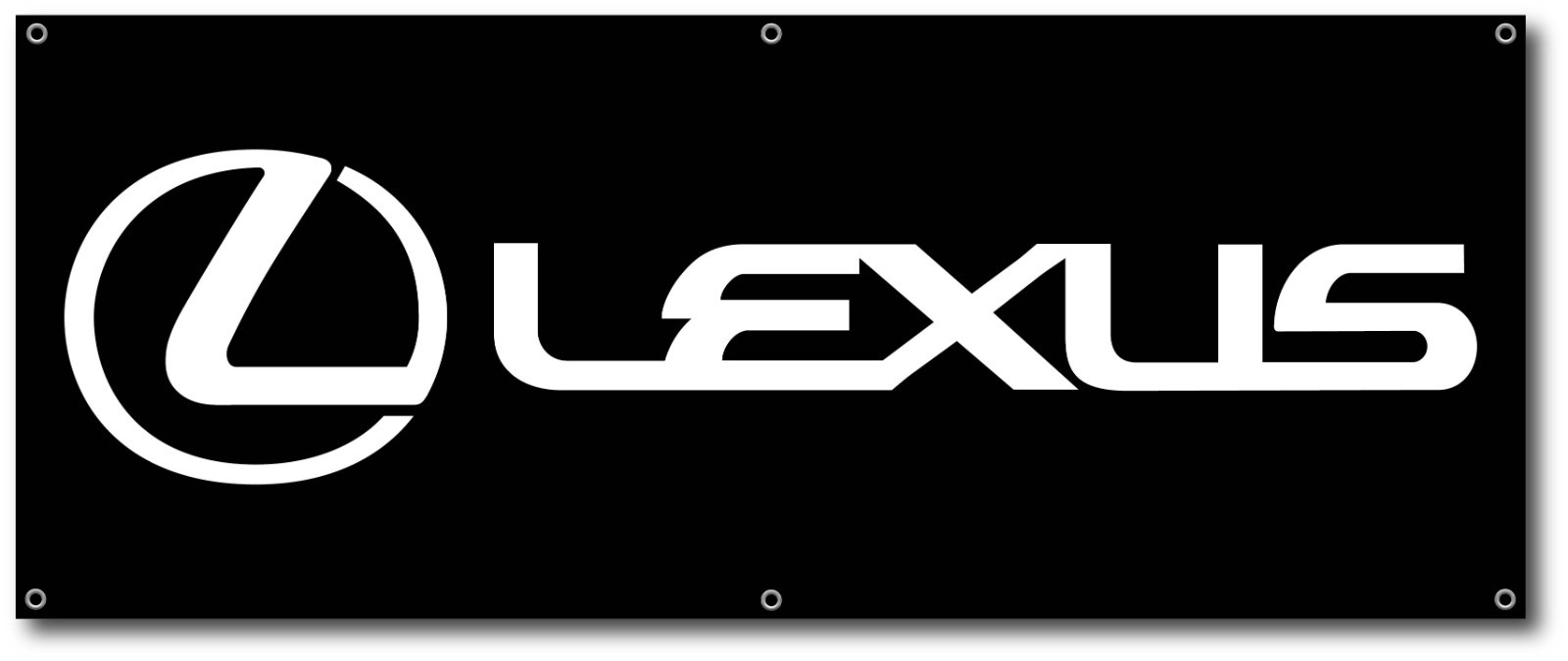 LEXUS 5ft x 2ft Vinyl Banner Garage Shop Flag