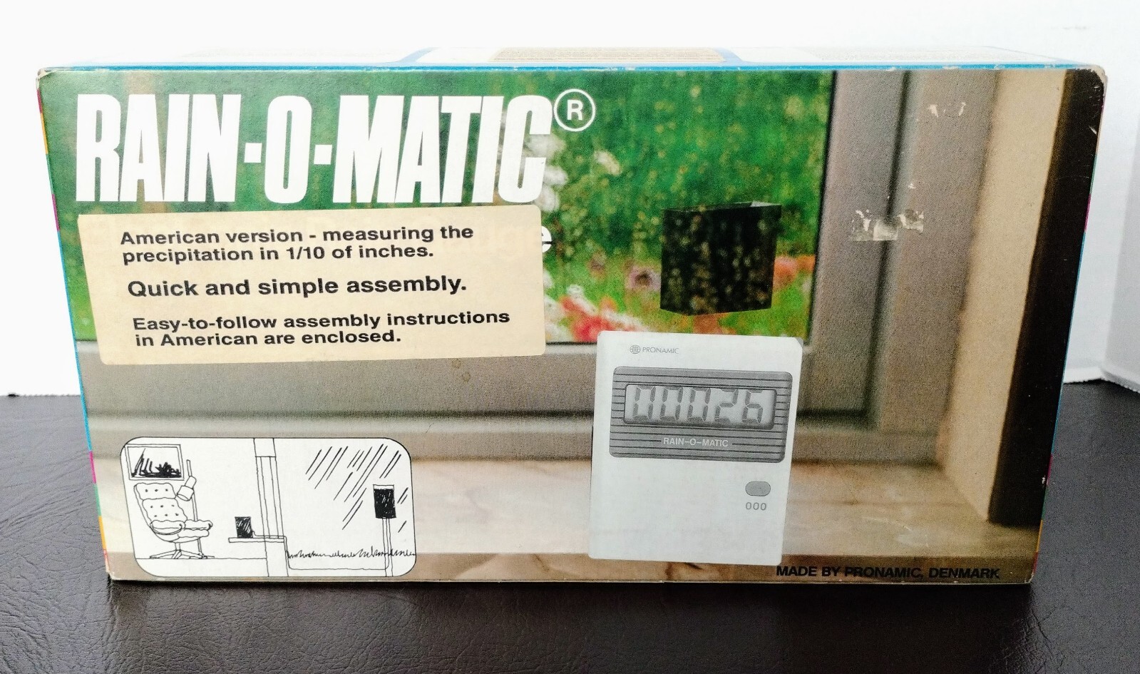 Vintage NOS Pronamic Rain-O-Matic Rain Gauge Electronic Digital American Version Vintage NOS Pronamic Rain-O-Matic Rain Gauge Electronic Digital American Version
