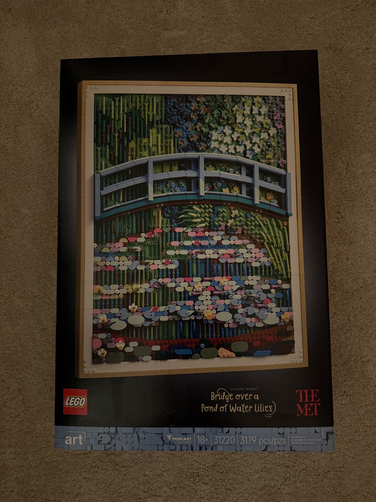 Lego 31220 Claude Monet Bridge Over a Pond of Water Lilies Building Set- Sealed Lego 31220 Claude Monet Bridge Over a Pond of Water Lilies Building Set- Sealed