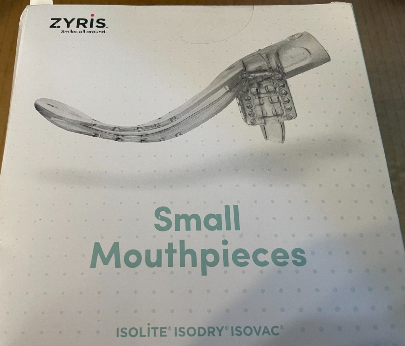 Dental Zyris Isolite Small Mouthpiece CIL0601 10pcs Isodry/Isovac Exp 09/2026