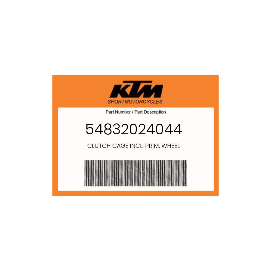 KTM Genuine Clutch Cage Incl. Prim. Wheel - 54832024044