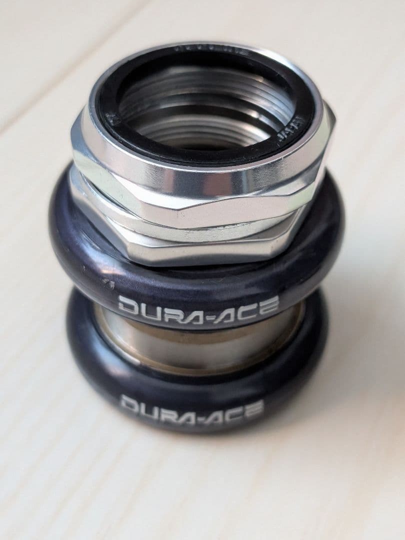 SHIMANO DURA-ACE HP-7600 Threaded Headset NJS Vintage Track Bike Parts Used
