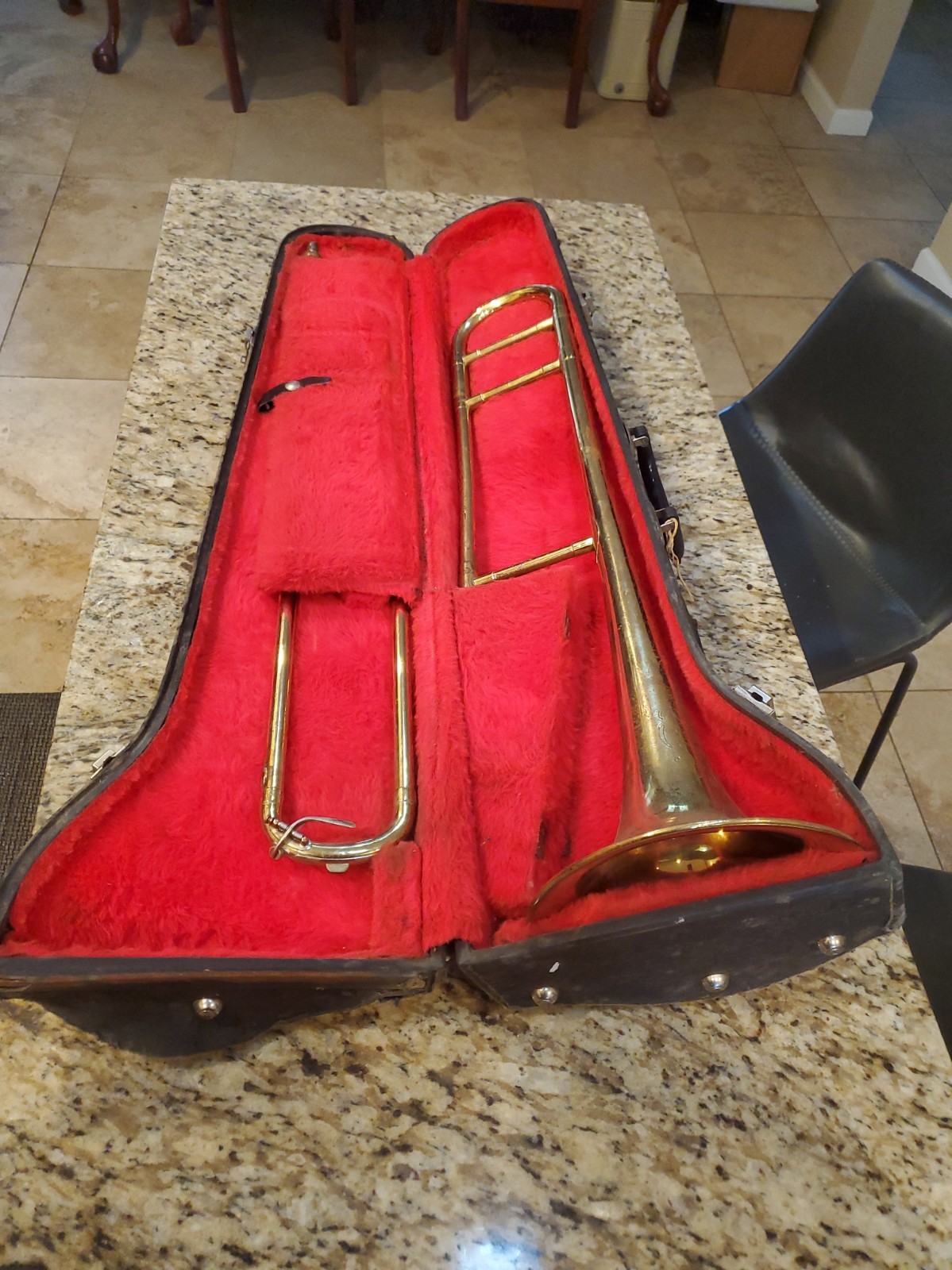 Vintage F.E. Olds & Son \'The Olds\' Trombone Made in USA - Read Desc Vintage F.E. Olds & Son \'The Olds\' Trombone Made in USA - Read Desc