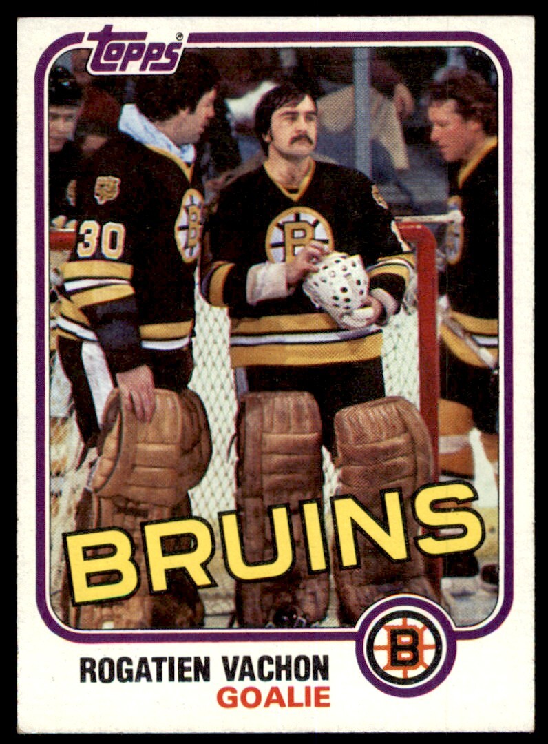 1981-82 Topps Rogatein Vachon Boston Bruins #74