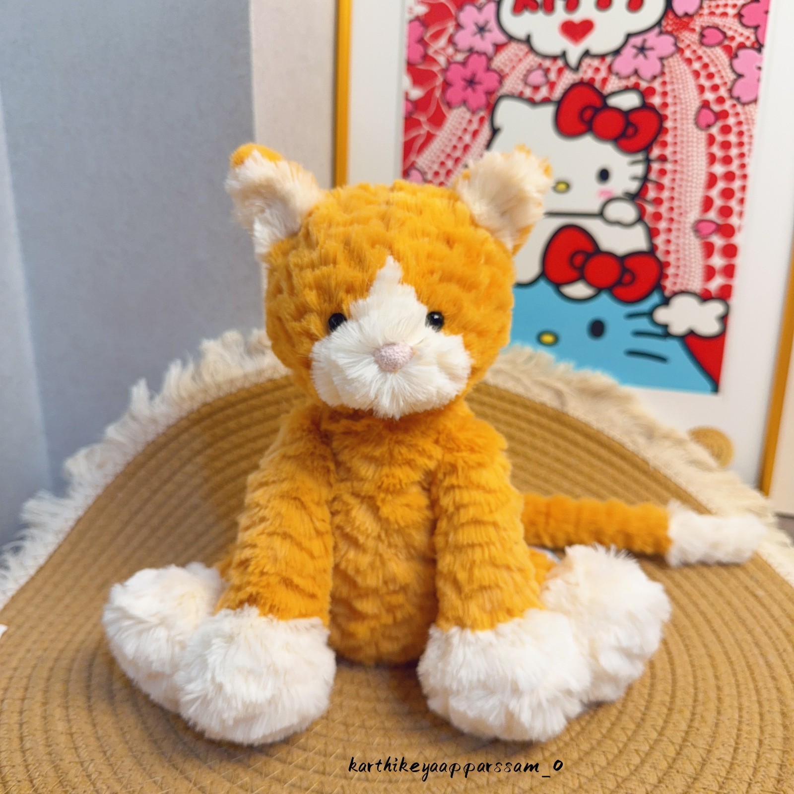 Jellycat Ultra soft plush style Fuddlewuddle Ginger Cat accompany Plush toys 9in