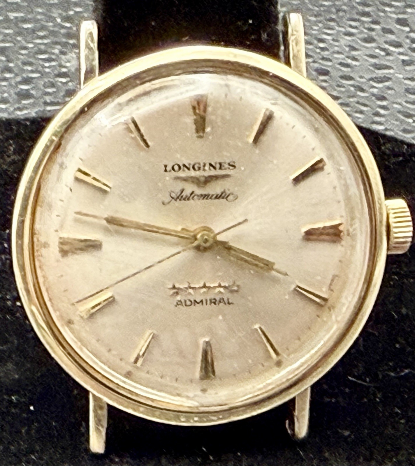 Vintage 1960s Men’s Longines 5 Star Admiral 384 Cal.10K Gold Filled FOR REPAIR Vintage 1960s Men’s Longines 5 Star Admiral 384 Cal.10K Gold Filled FOR REPAIR