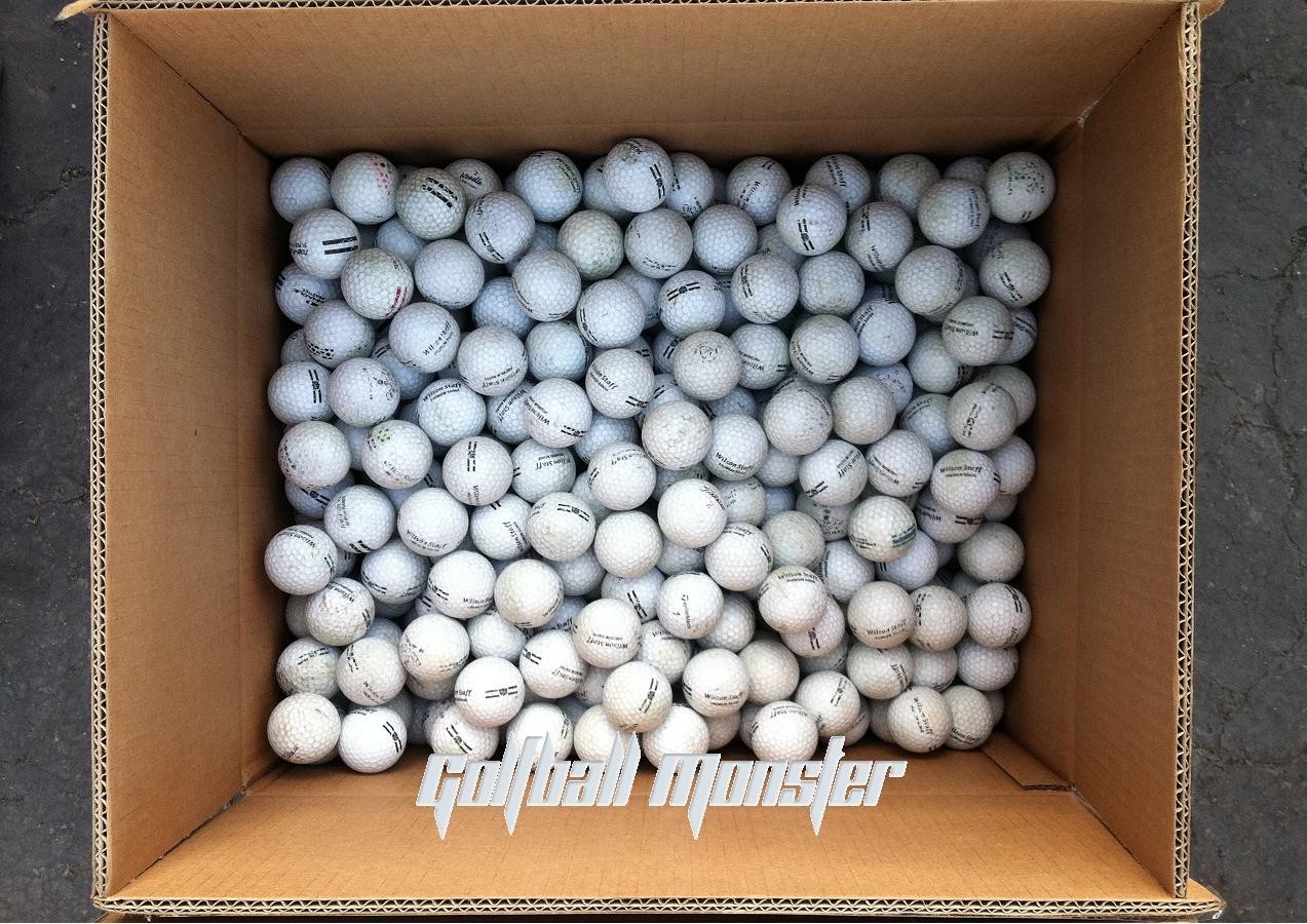 600 Used Range Balls Hit Away Golf Ball Practice Shag Bag D Grade AA
