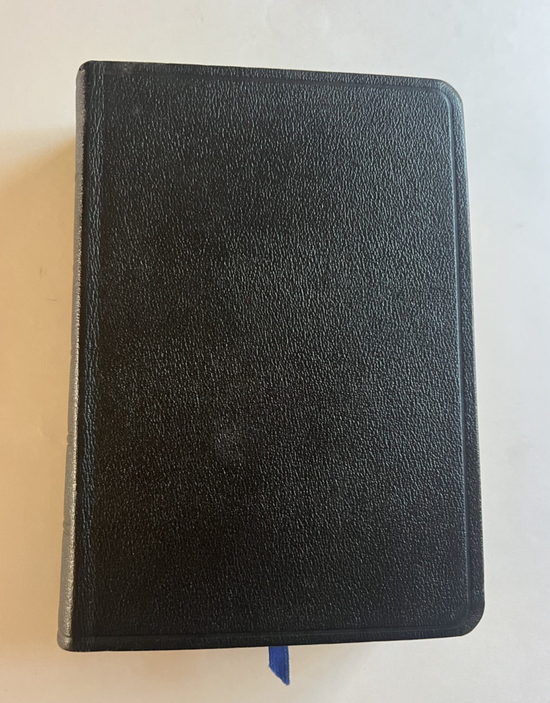 VTG 1967 The System Bible Study Enlarged Edition Black Morocco Leather - VG+