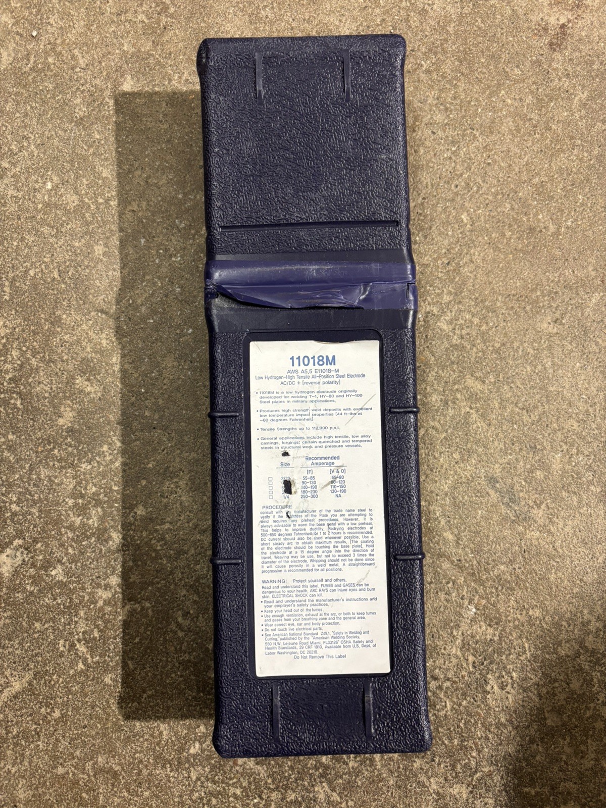 Washington Alloy 11018-M 10lbs Welding Stick Electrode (1/8 Washington Alloy 11018-M 10lbs Welding Stick Electrode (1/8