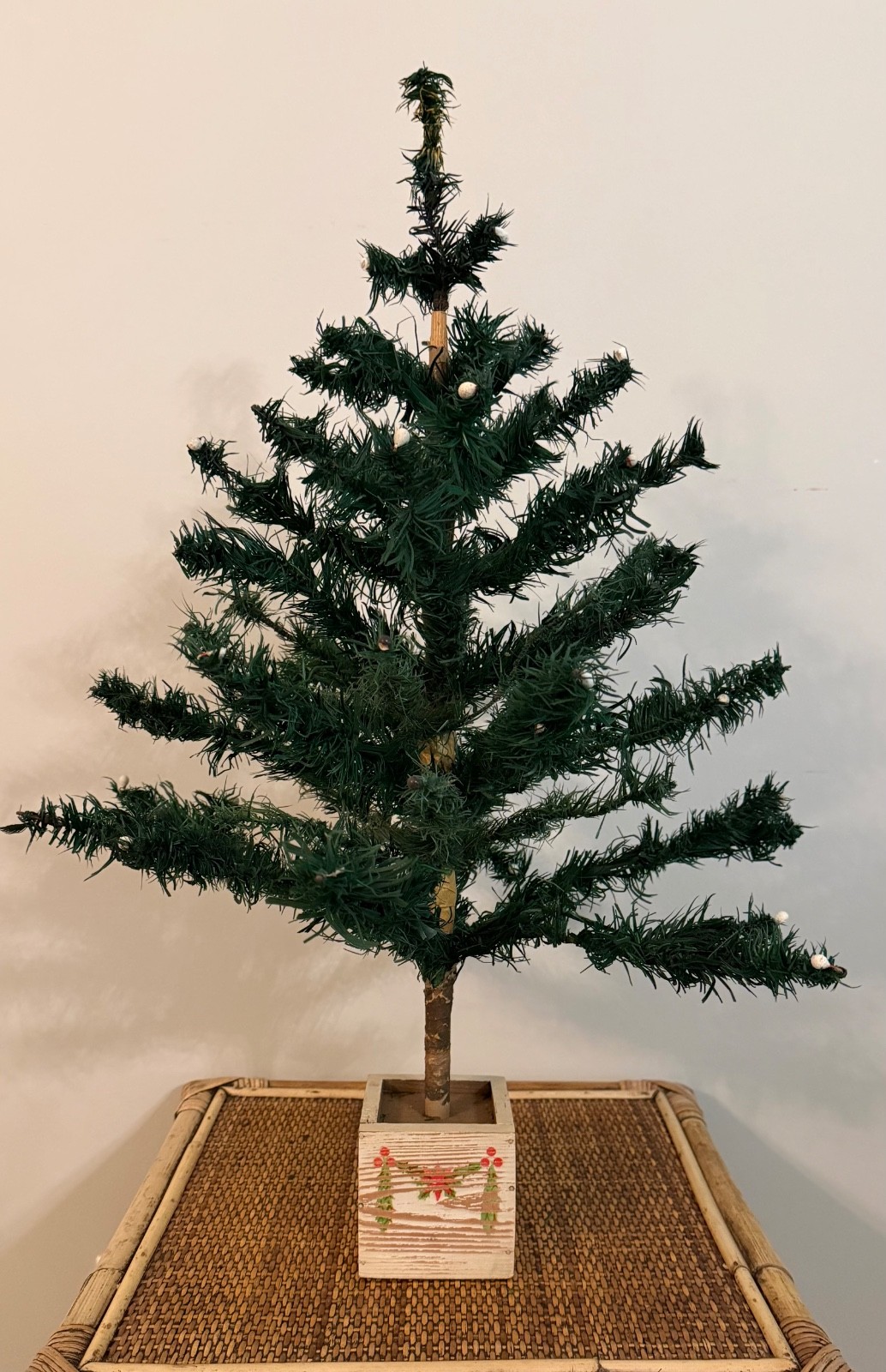 Antique German Goose Feather Tree, 26.5