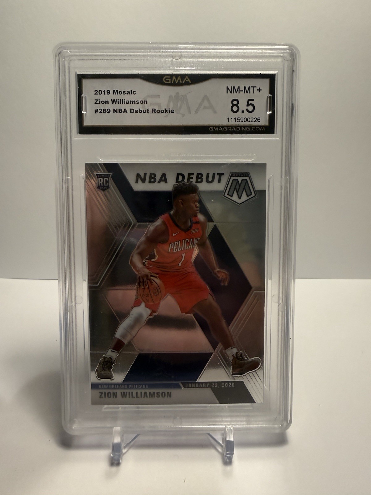 2019-20 Panini Mosaic - NBA Debut Zion Williamson #269 (RC)