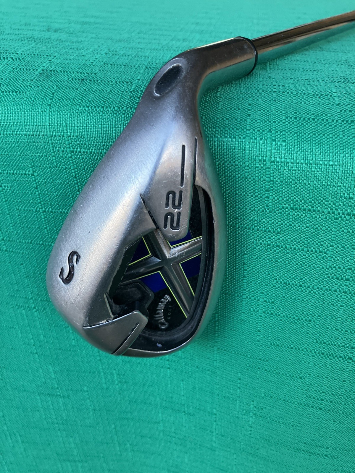 Callaway X22 RH Sand Wedge 56° Soft R flex Uniflex Steel Shaft W/ Lamkin grip35 Callaway X22 RH Sand Wedge 56° Soft R flex Uniflex Steel Shaft W/ Lamkin grip35