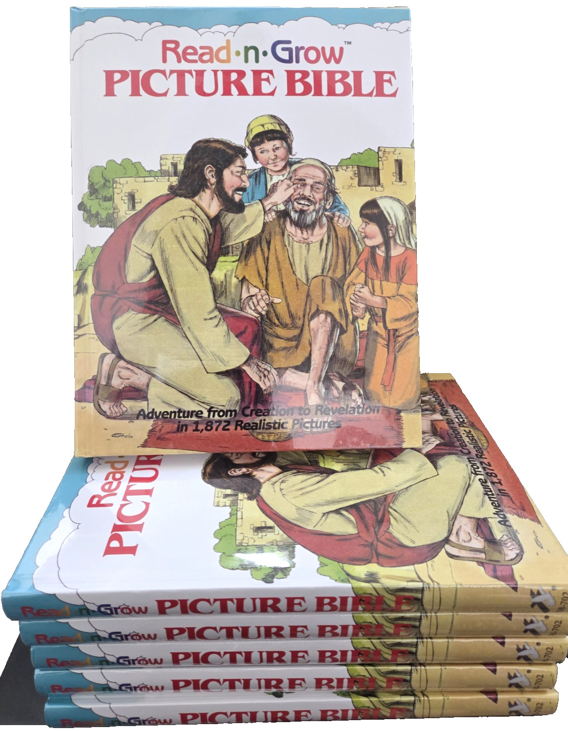 Read-N-Grow Picture Bible: Adventure from Creation to Revelation in 1,872 *NEW*