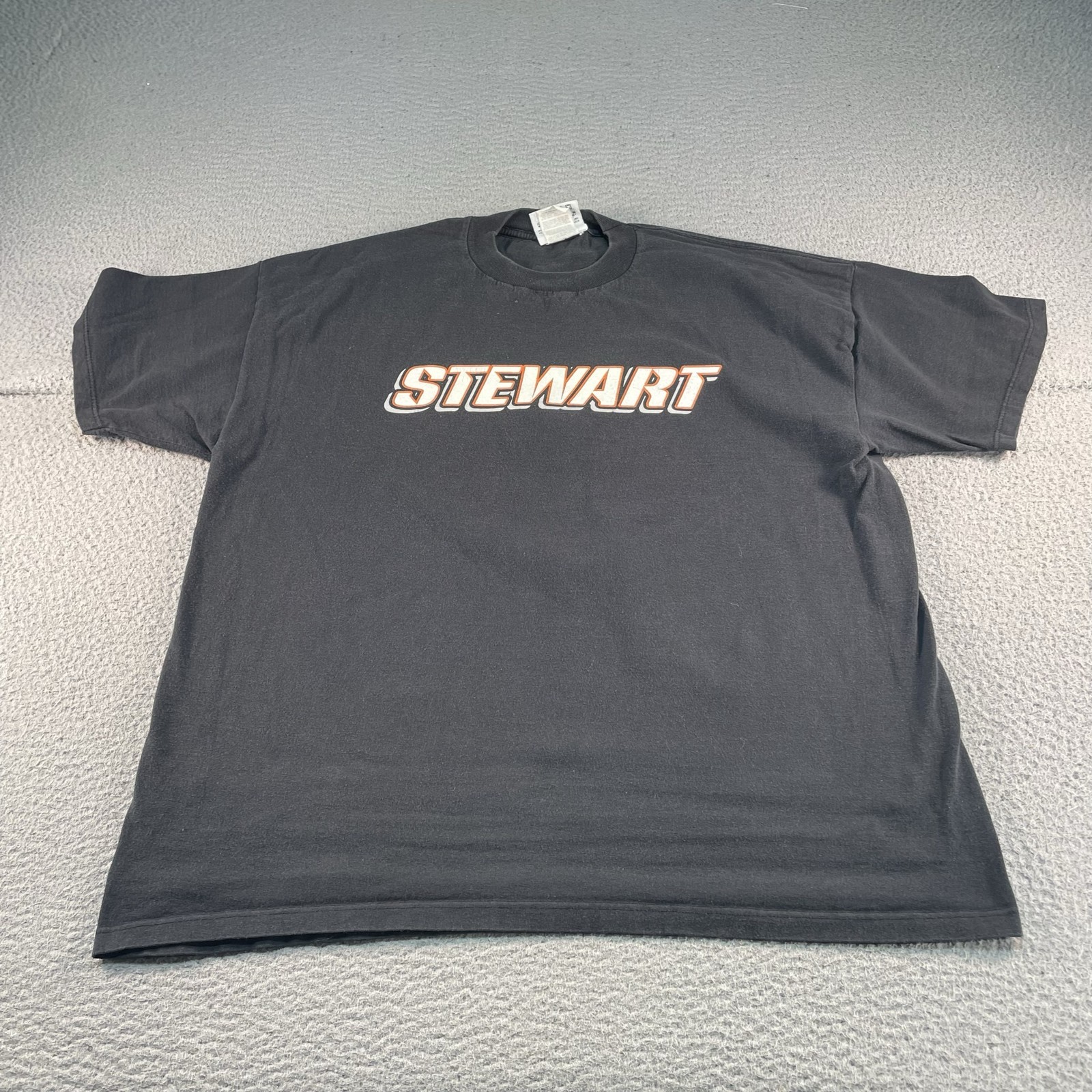 Vintage Tony Stewart Shirt Mens XL Black NASCAR Racing Competitors View 2002