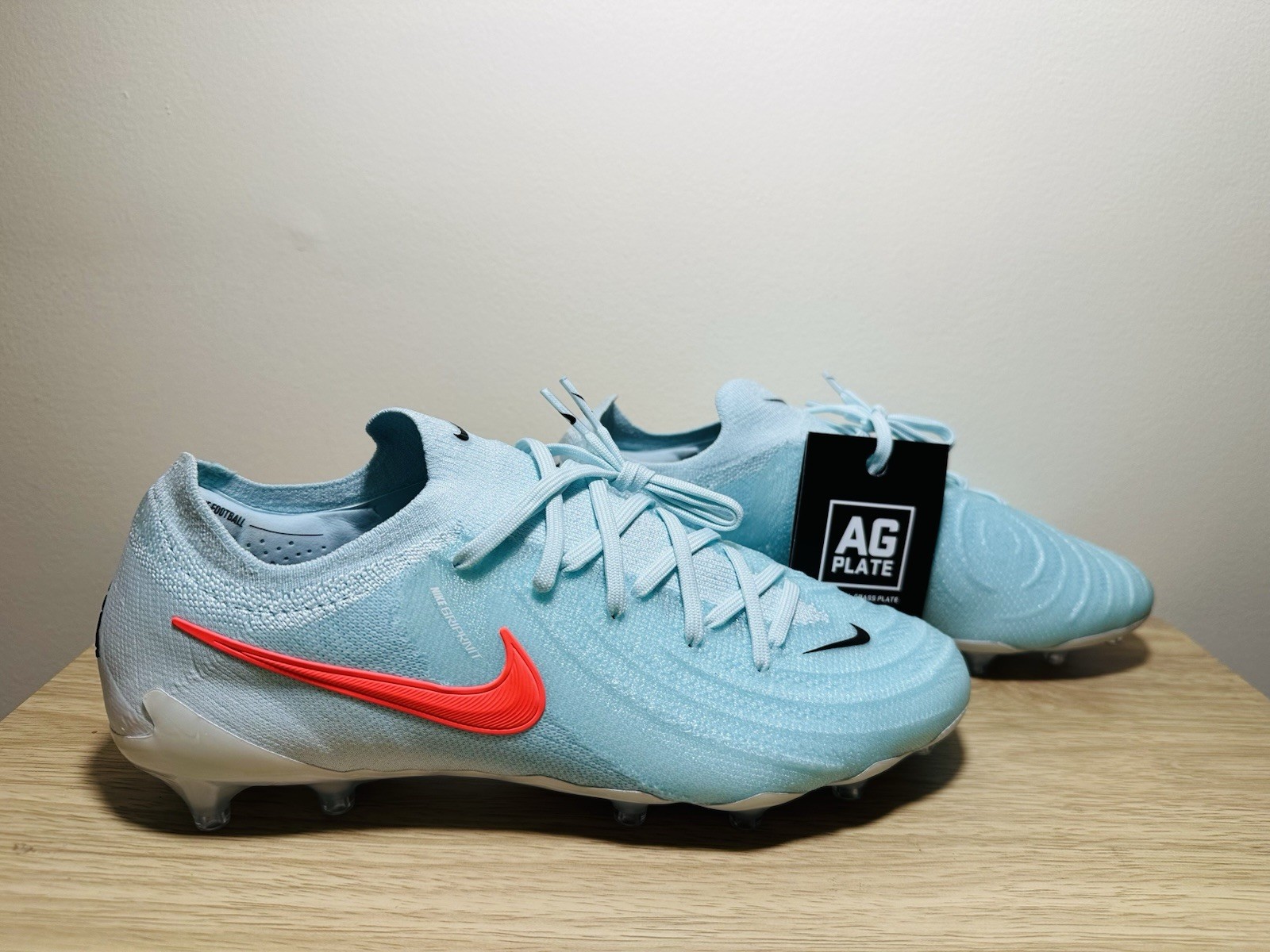 Nike Phantom GX II Elite AG Pro soccer cleats blue HF4357-300 NWOB size 7.5