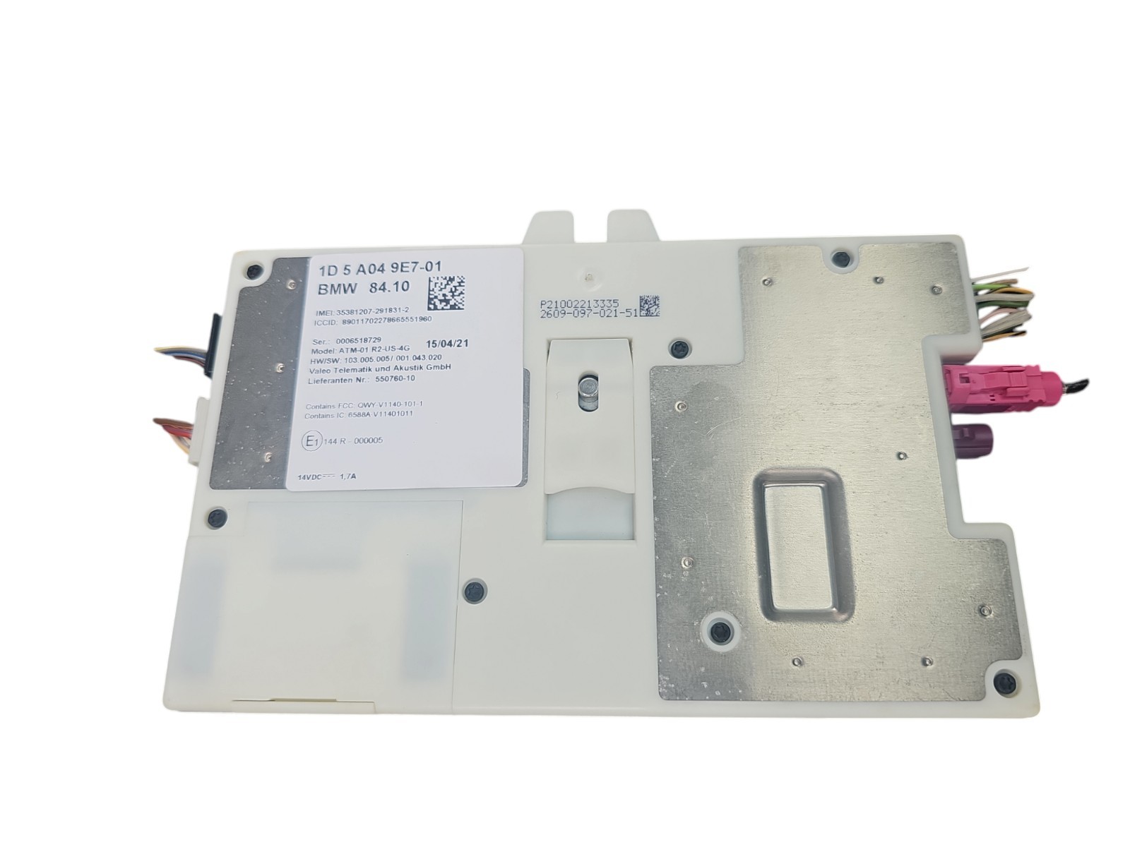 Telematic Module 2020 BMW ATM-01 R2-US-4G Telematic Module 2020 BMW ATM-01 R2-US-4G