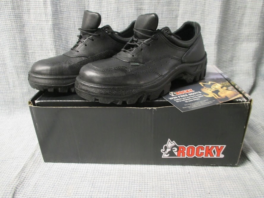 Rocky TMC Duty Series USA Postal Approved Black Leather Shoes 5001 | Men\'s 11