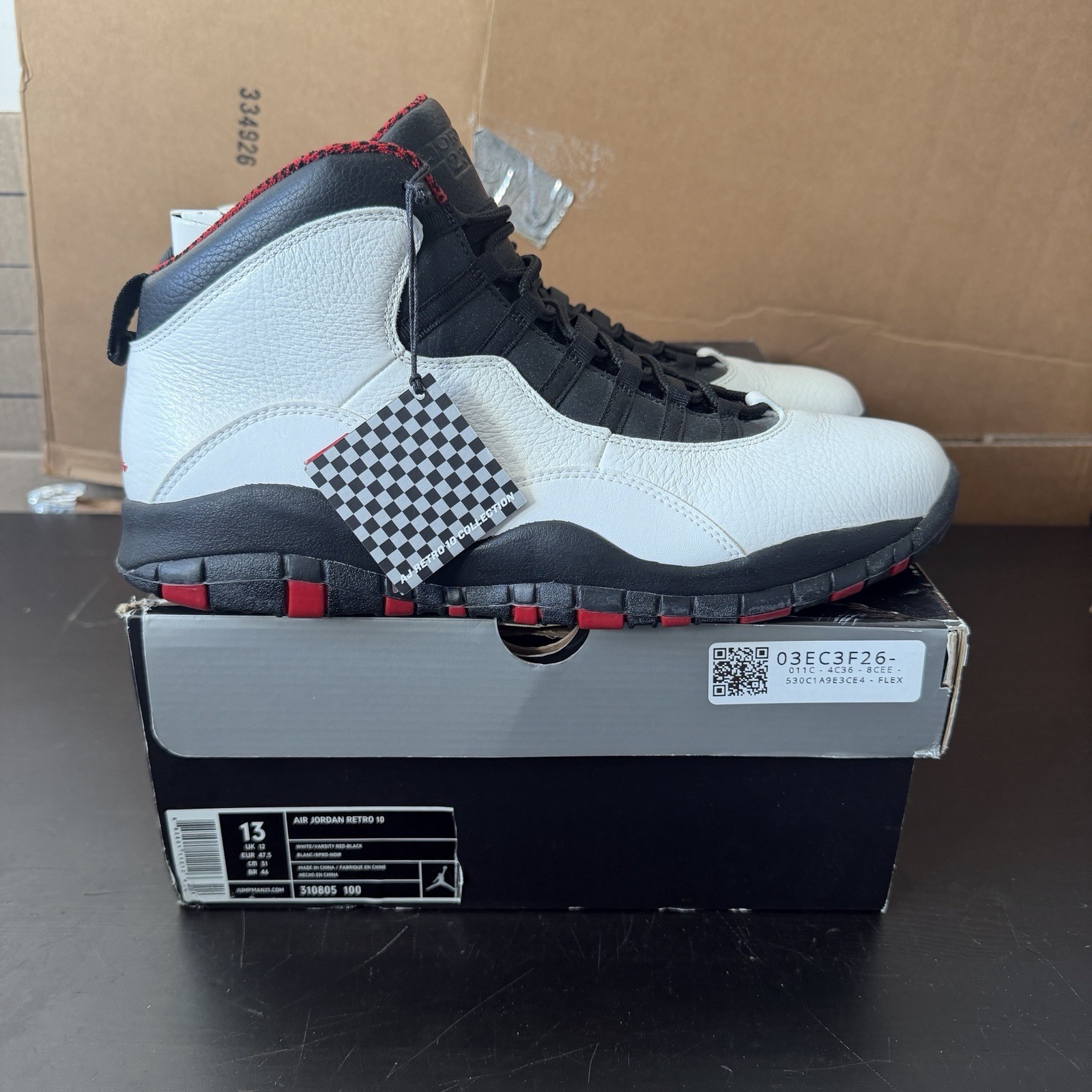 Jordan 10 Retro Chicago Bulls 2012 Size 13 Jordan 10 Retro Chicago Bulls 2012 Size 13