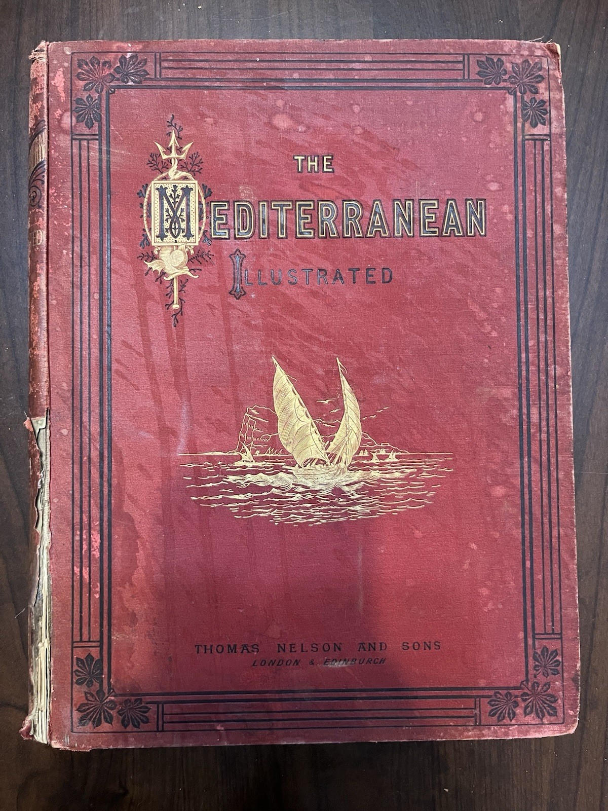 1880 Mediterranean Illustrated Views Of It’s Cities 146 Illustration HC 1880 Mediterranean Illustrated Views Of It’s Cities 146 Illustration HC