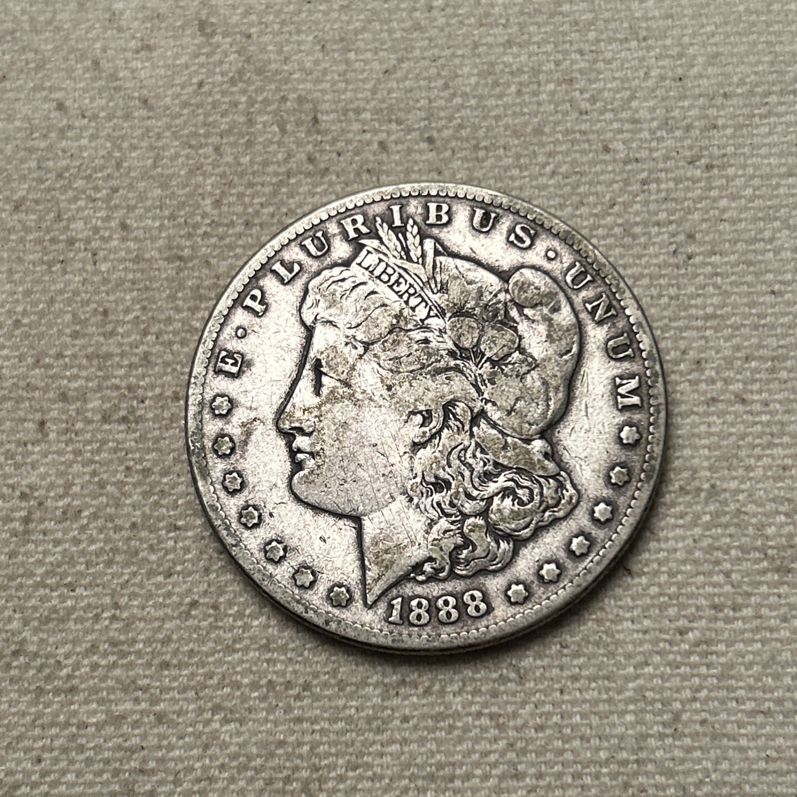 1888-S Morgan Silver Dollar #JM311 1888-S Morgan Silver Dollar #JM311