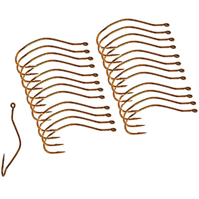 Mustad UltraPoint Slow Death Bronze Fishing Hooks (25 Ct)