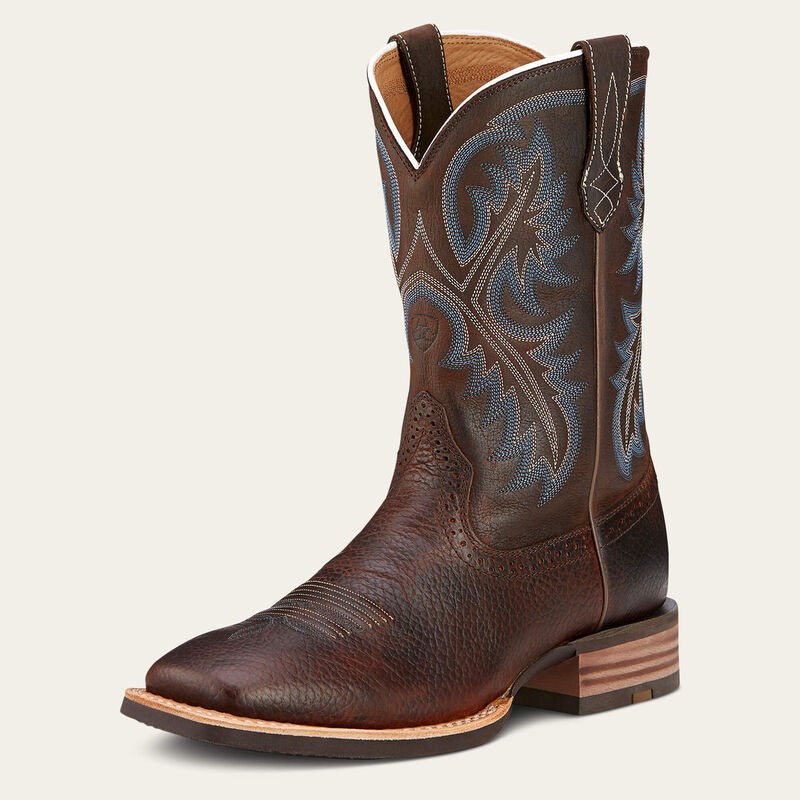 Ariat® (Men\'s 7.5 D) Quickdraw™ Western Boot in Brown Oiled Rowdy - $240 Ariat® (Men\'s 7.5 D) Quickdraw™ Western Boot in Brown Oiled Rowdy - $240
