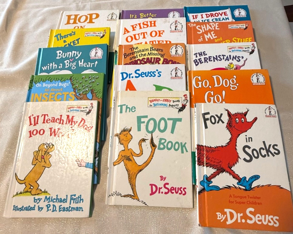 Collection of 15 Vintage Dr. Seuss and Beginner Hardcover Books Collection of 15 Vintage Dr. Seuss and Beginner Hardcover Books
