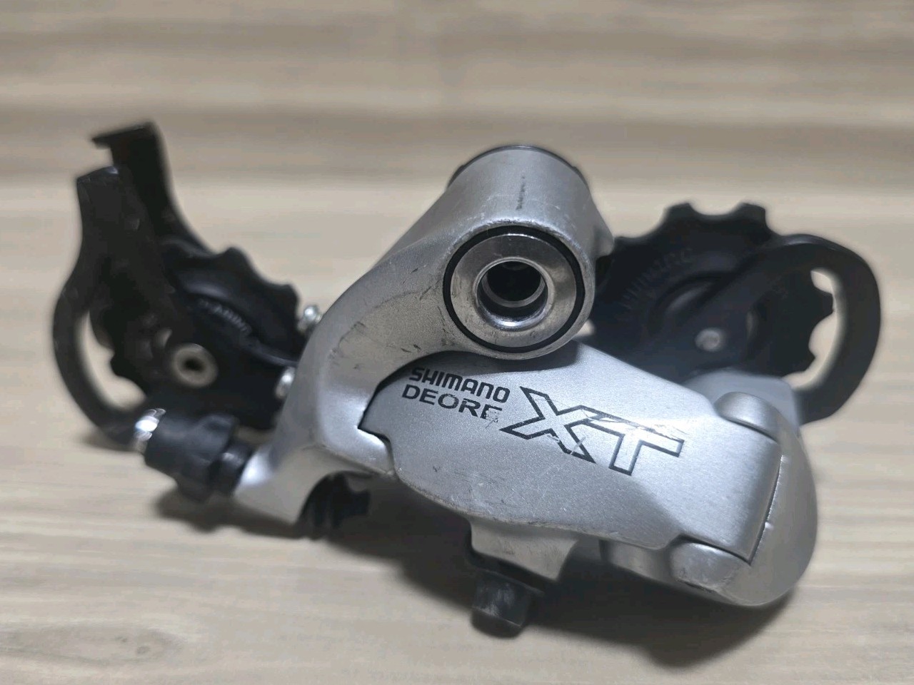 Vintage Shimano Deore XT RD-M750 Rear Derailleur Long Cage 9s MTB Japan 90s Vintage Shimano Deore XT RD-M750 Rear Derailleur Long Cage 9s MTB Japan 90s