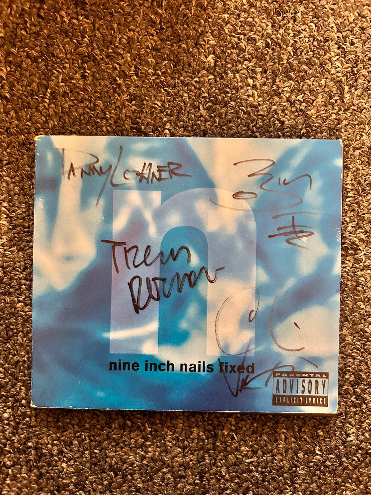 Nine Inch Nails NIN signed Autographed fixed import CD case All 5 Trent Reznor