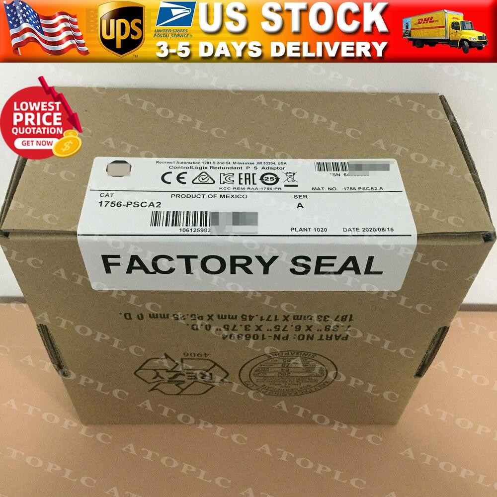 1PCS Newest AB New 1756-PSCA2 1756-PSCA2 Processor PLC Controller 1PCS Newest AB New 1756-PSCA2 1756-PSCA2 Processor PLC Controller