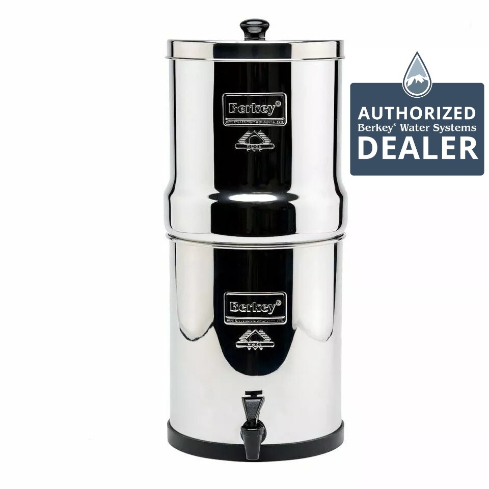 Big Berkey Water Filter System Blemished With 2 New Ceramic NSF53 Filters